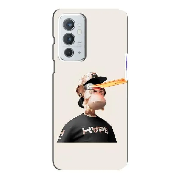 Чехол с принтом «обезьяна NFT в очках» для OnePlus 9RT Чехол с принтом «обезьяна NFT в очках» для OnePlus 9RT