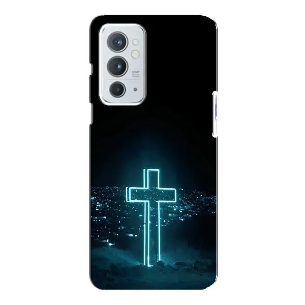 Чехол с принтом «Крест и город» для OnePlus 9RT