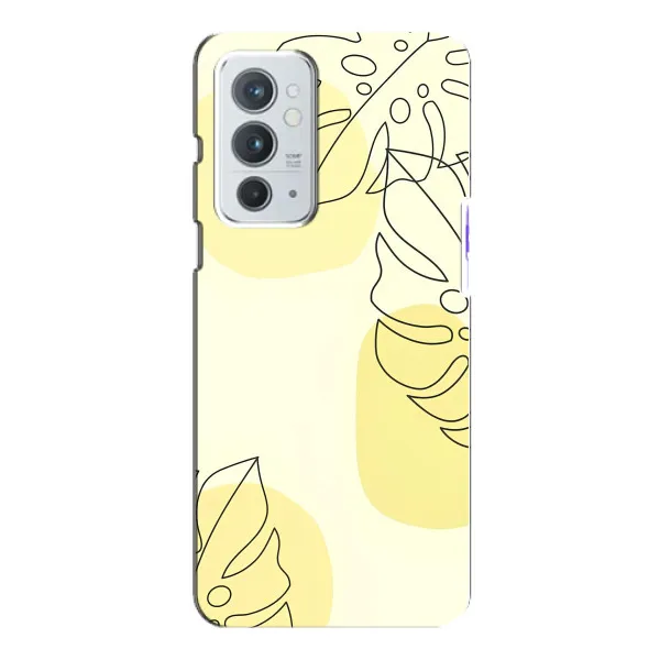 Чехол с принтом «Желтая монстера арт» для OnePlus 9RT Чехол с принтом «Желтая монстера арт» для OnePlus 9RT
