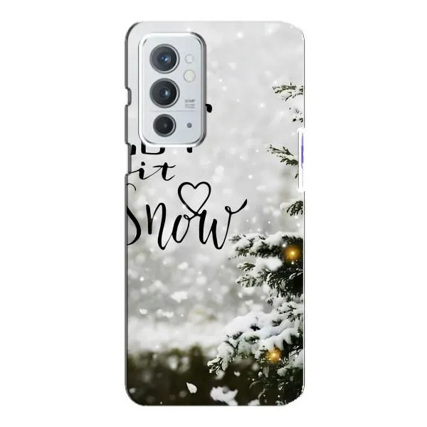 Чехол с принтом «Let it snow» для OnePlus 9RT