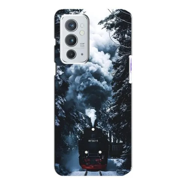 Чехол с принтом «Зимний поезд» для OnePlus 9RT