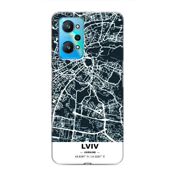 Чехол с принтом «Львов» для Realme GT Neo 2