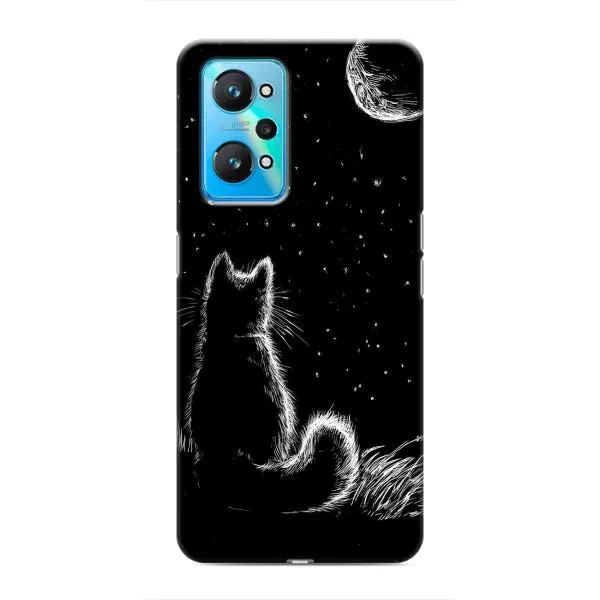 Чохол з принтом «Котик і місяць» для Realme GT Neo 2