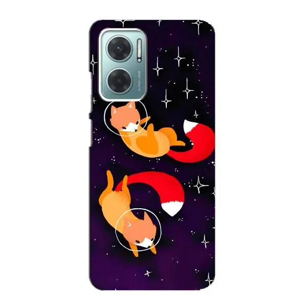 Чехол с принтом «Лисички космонавты» для Xiaomi Redmi Note 11E Чехол с принтом «Лисички космонавты» для Xiaomi Redmi Note 11E