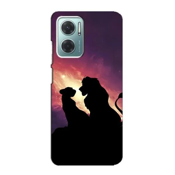 Чехол с принтом «Силуэт Симба и Налу» для Xiaomi Redmi Note 11E Чехол с принтом «Силуэт Симба и Налу» для Xiaomi Redmi Note 11E