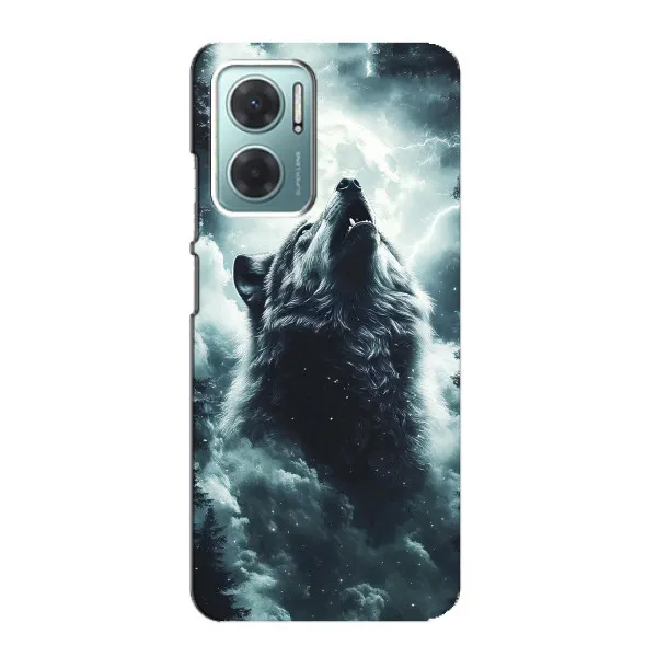 Чехол с принтом «Волк в облаках» для Xiaomi Redmi Note 11E Чехол с принтом «Волк в облаках» для Xiaomi Redmi Note 11E