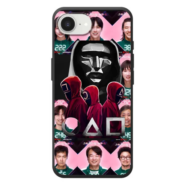 Чехол с принтом «Участники Игра кальмара» для iPhone 17e Чехол с принтом «Участники Игра кальмара» для iPhone 17e