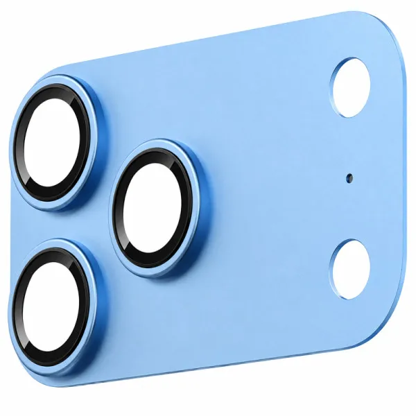 Захисне скло BlueO Metal Block на камеру для Apple iPhone 18 Pro Max (6.9") — Блакитний — фото 1