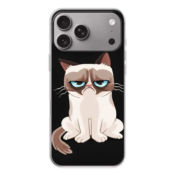 Чехол с принтом «Грустный кот» для Apple iPhone 18 Pro Max