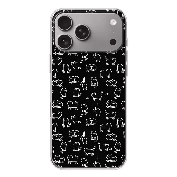 Чехол с принтом «Меленькие котики» для Apple iPhone 18 Pro Max