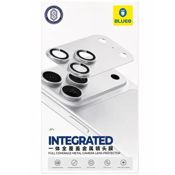 Защитное стекло BlueO Metal Block на камеру для Apple iPhone 18 Pro (6.3") — Бордовый — фото 2