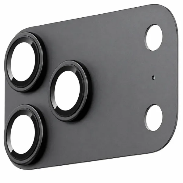 Защитное стекло BlueO Metal Block на камеру для Apple iPhone 18 Pro (6.3") — Черный — фото 1 Защитное стекло BlueO Metal Block на камеру для Apple iPhone 18 Pro (6.3") — Черный — фото 1
