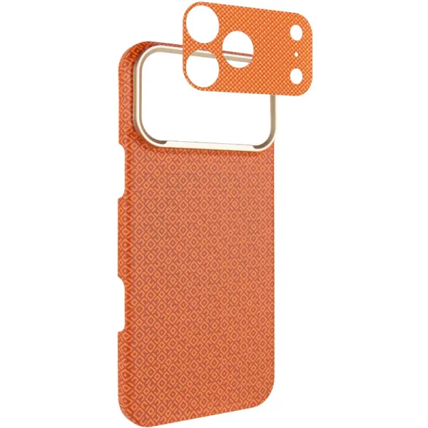 Чехол PC Sparta Slim Shield with Magnetic Fit для Apple iPhone 18 Pro (6.3") — Оранжевый — фото 2 Чехол PC Sparta Slim Shield with Magnetic Fit для Apple iPhone 18 Pro (6.3") — Оранжевый — фото 2