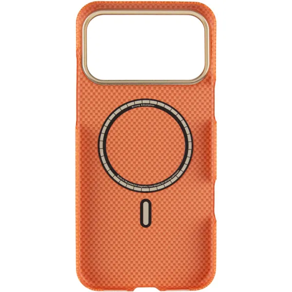 Чехол PC Sparta Slim Shield with Magnetic Fit для Apple iPhone 18 Pro (6.3") — Оранжевый — фото 4 Чехол PC Sparta Slim Shield with Magnetic Fit для Apple iPhone 18 Pro (6.3") — Оранжевый — фото 4