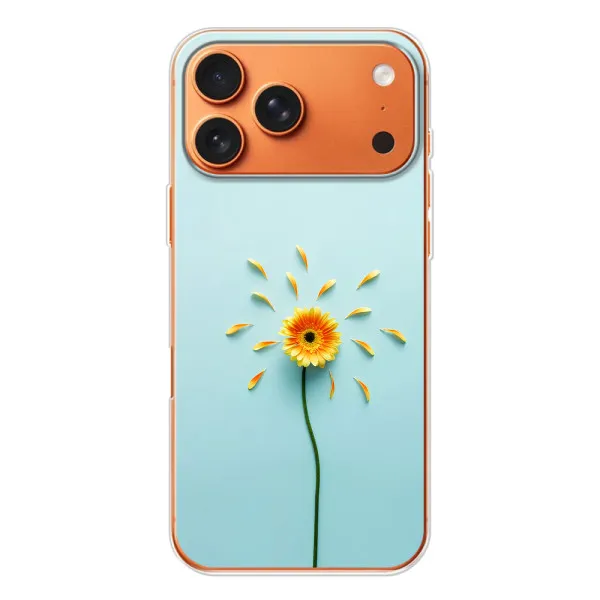 Чохол з принтом «Жовта квітка» для Apple iPhone 18 Pro