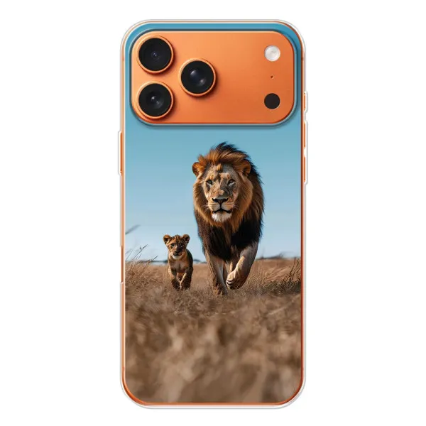 Чохол з принтом «Мусафа та Сімба» для Apple iPhone 18 Pro Чохол з принтом «Мусафа та Сімба» для Apple iPhone 18 Pro
