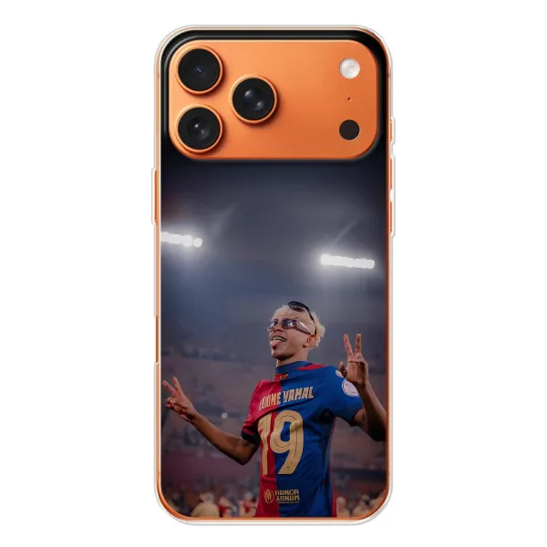 Чохол з принтом «Ямаль на стадіоні» для Apple iPhone 18 Pro Чохол з принтом «Ямаль на стадіоні» для Apple iPhone 18 Pro