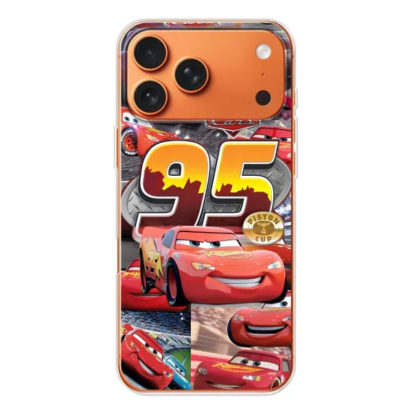 Чохол з принтом «Колаж Блискавка Маквін» для Apple iPhone 18 Pro Чохол з принтом «Колаж Блискавка Маквін» для Apple iPhone 18 Pro
