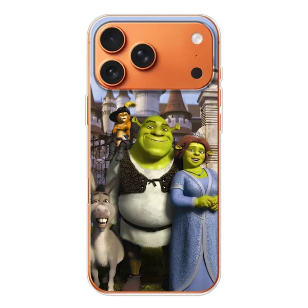 Чохол з принтом «Казкові герої Шрека» для Apple iPhone 18 Pro Чохол з принтом «Казкові герої Шрека» для Apple iPhone 18 Pro