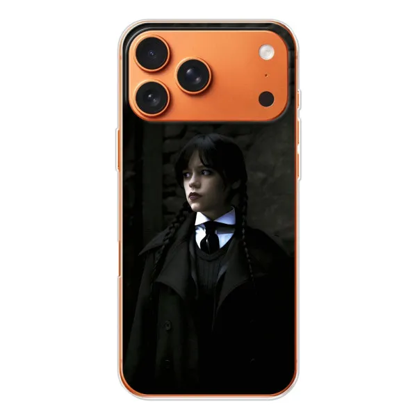 Чохол з принтом «Темний стиль Венздей» для Apple iPhone 18 Pro Чохол з принтом «Темний стиль Венздей» для Apple iPhone 18 Pro