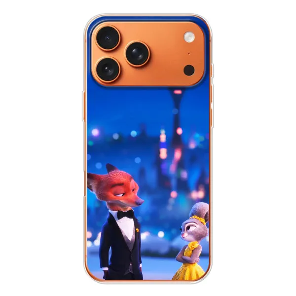 Чохол з принтом «Романтичний вечір Зоотрополіс» для Apple iPhone 18 Pro Чохол з принтом «Романтичний вечір Зоотрополіс» для Apple iPhone 18 Pro