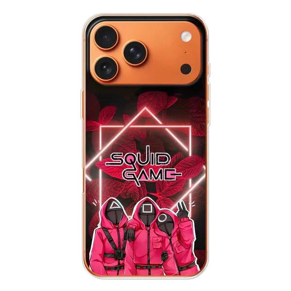 Чохол з принтом «Охоронці Гра кальмара» для Apple iPhone 18 Pro Чохол з принтом «Охоронці Гра кальмара» для Apple iPhone 18 Pro