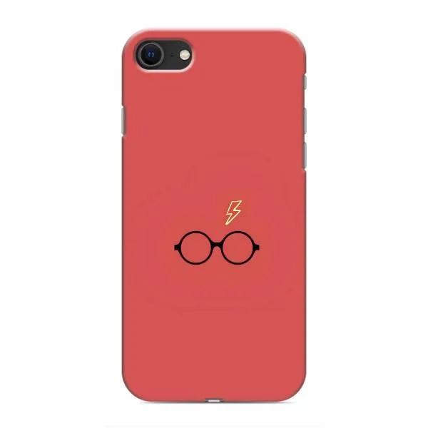 Чехол с принтом «шрам и очки» для iPhone 8