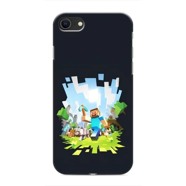 Чехол с принтом «персонажи Minecraft» для iPhone 8 Чехол с принтом «персонажи Minecraft» для iPhone 8