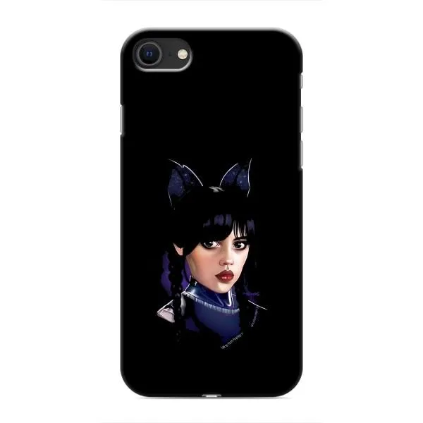 Чехол с принтом «серьезная Уэнздей» для iPhone 8