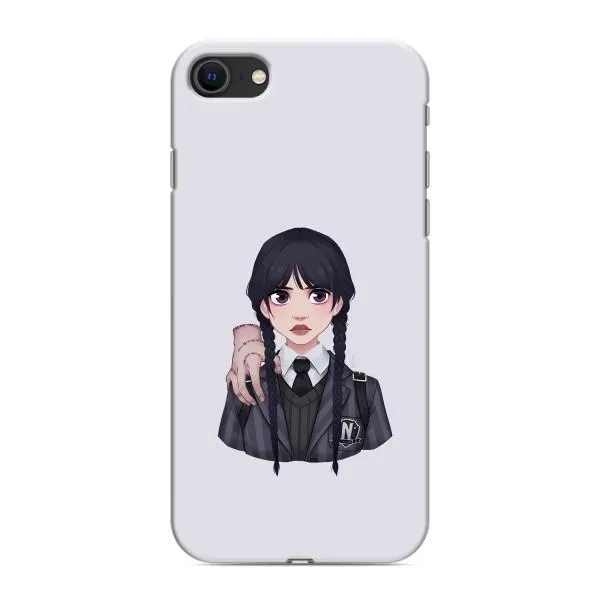 Чехол с принтом «Уэнздей и Вещь» для iPhone 8