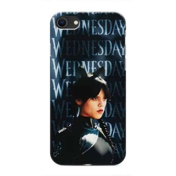 Чехол с принтом «Уэнздей кошка» для iPhone 8