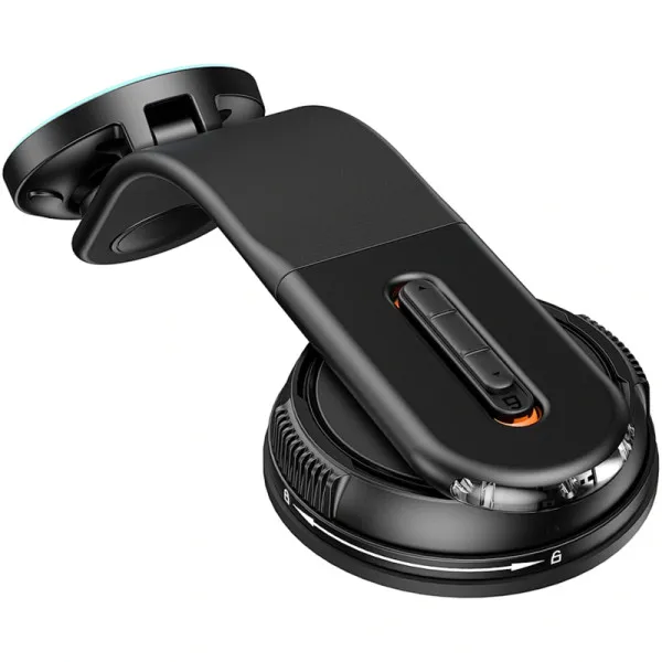 Автотримач з БЗП WIWU CH-327 Universal Automatic 15W (center console) — Чорний — фото 3 Автотримач з БЗП WIWU CH-327 Universal Automatic 15W (center console) — Чорний — фото 3