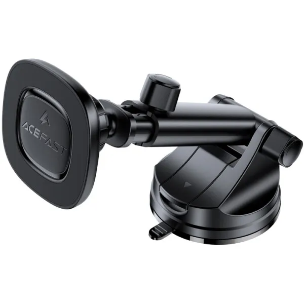 Автотримач з БЗП Acefast D47 Magnetic Charging 15W (center console) — Чорний — фото 5