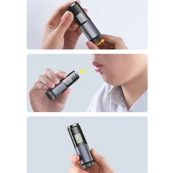 Алкотестер Baseus Digital Alcohol Tester (CRCX-01) — Черный — фото 5