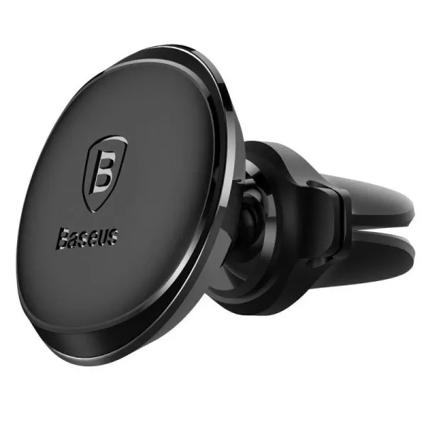 Автодержатель Baseus Magnetic OS with cable clip (air outlet) (C40141201113) — Черный — фото 2