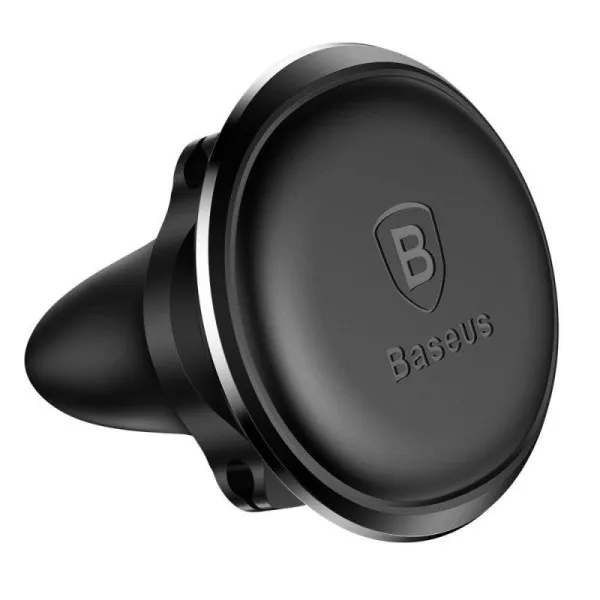 Автодержатель Baseus Magnetic OS with cable clip (air outlet) (C40141201113) — Черный — фото 3