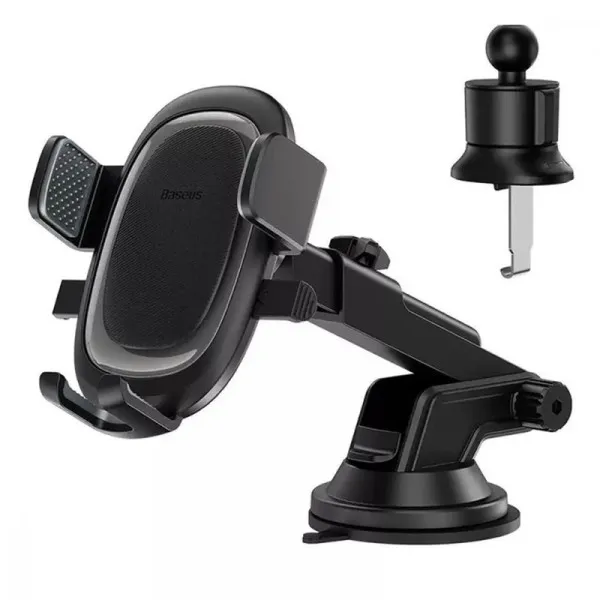 Автодержатель Baseus UltraControl Pro Series Clamp-Type (C40351600113-0) — Черный — фото 3