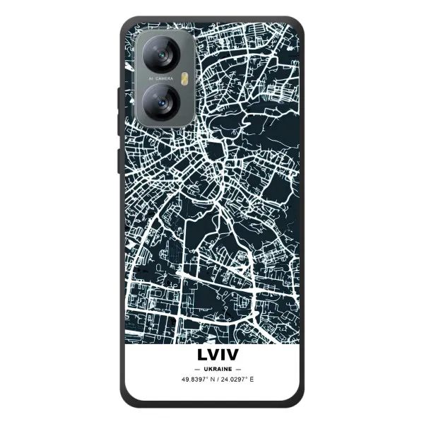 Чехол с принтом «Львов» для Blackview A52