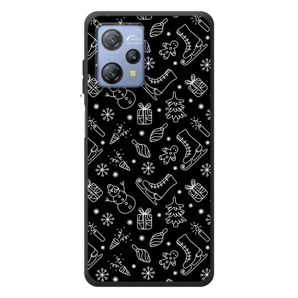 Чехол с принтом «Новогодний фон» для Blackview A53