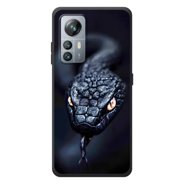 Чехол с принтом «Черная змея» для Blackview A85 Чехол с принтом «Черная змея» для Blackview A85