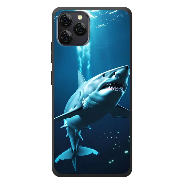 Чехол с принтом «Акула под водой» для Blackview A95