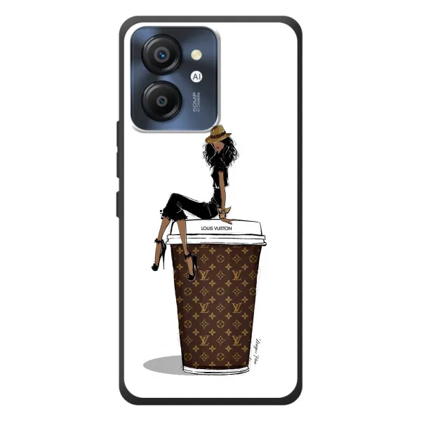 Чехол с принтом «кофе LOUIS VUITTON» для Blackview Color 8