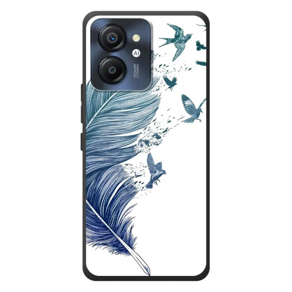 Чехол с принтом «Перышко» для Blackview Color 8