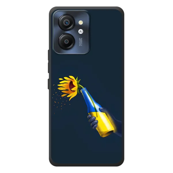 Чехол с принтом «Коктейль молотова» для Blackview Color 8 Чехол с принтом «Коктейль молотова» для Blackview Color 8