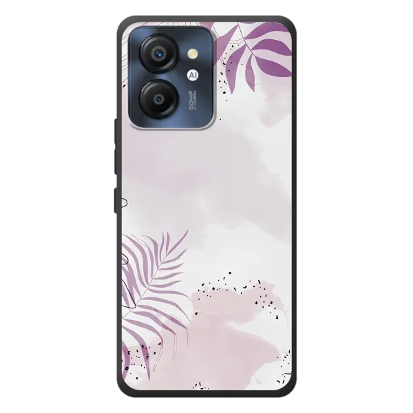Чохол з принтом «Фіолетове листя» для Blackview Color 8