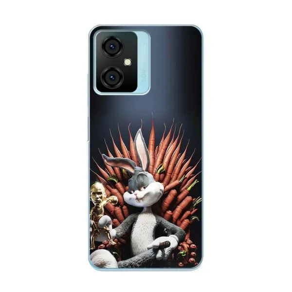 Чохол з принтом «Король Кролик» для Blackview Oscal C70 Чохол з принтом «Король Кролик» для Blackview Oscal C70