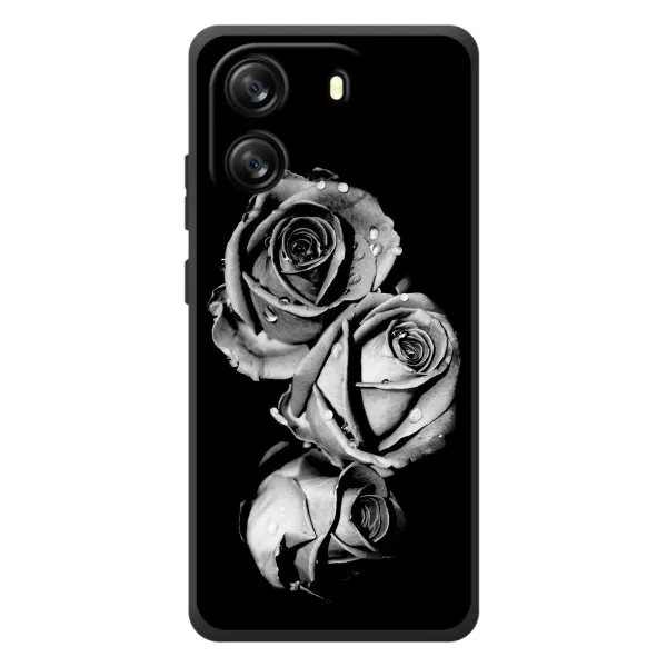 Чехол с принтом «Черная роза» для Blackview Oscal Flat 1C Чехол с принтом «Черная роза» для Blackview Oscal Flat 1C