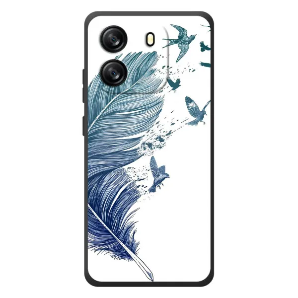 Чехол с принтом «Перышко» для Blackview Oscal Flat 1C Чехол с принтом «Перышко» для Blackview Oscal Flat 1C