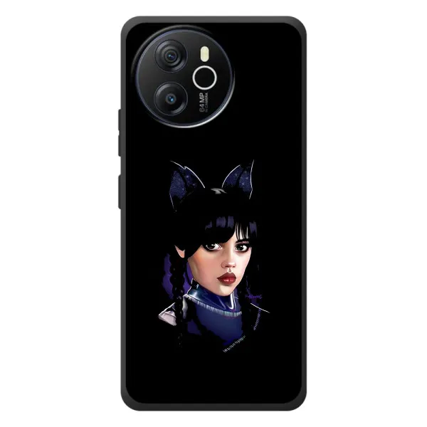 Чехол с принтом «серьезная Уэнздей» для Blackview Oscal Tiger 12