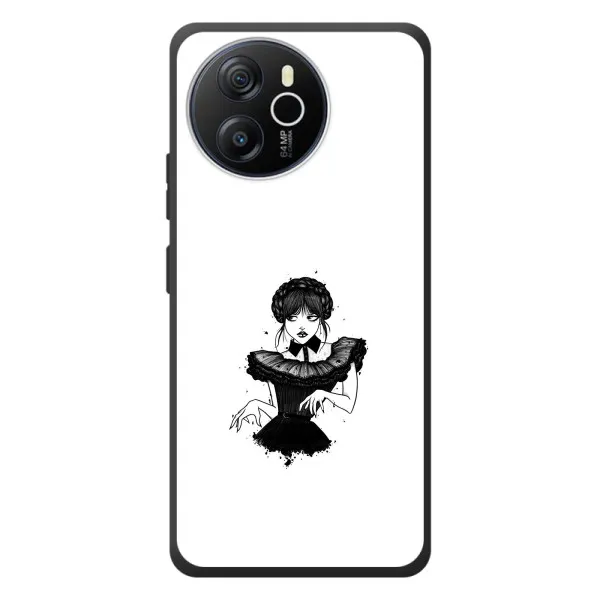 Чехол с принтом «танец Уэнздей» для Blackview Oscal Tiger 12